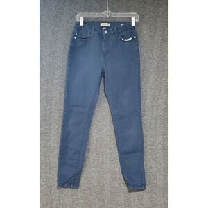 Judy Blue Jeans Womens 5/27 Blue Dyed Skinny Fit Slim Casual Stretch Denim
